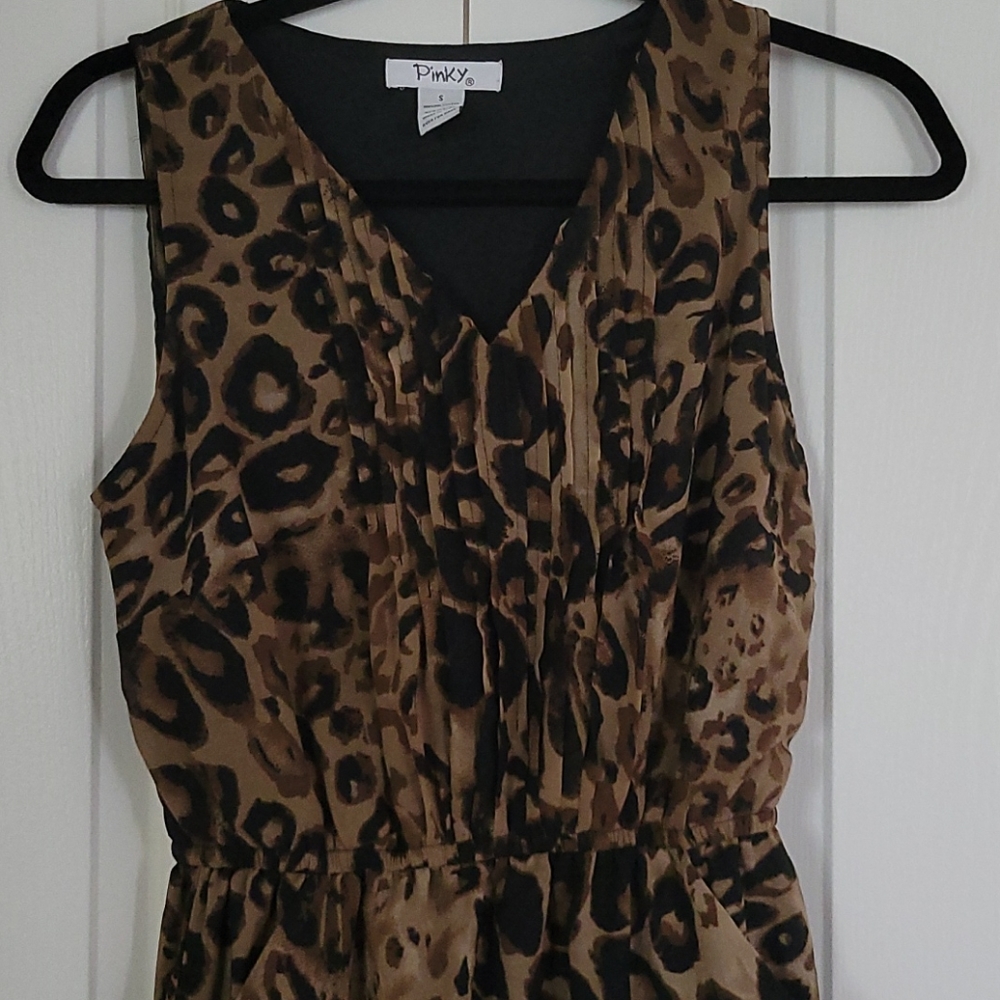 Cheetah Print Dress - Picture 2 of 6